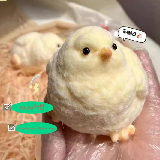 Handmade Silicone Chicks Stress Relief Squishy Toy
