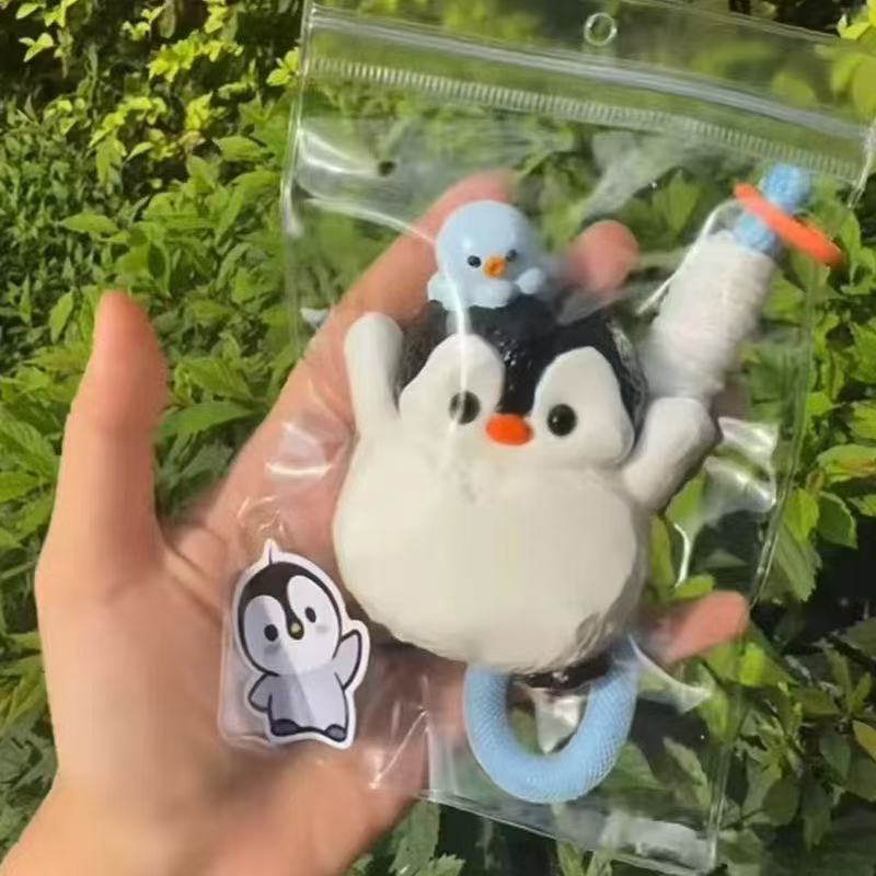 Handmade Silicone Penguin Stress Relief Squishy Toy