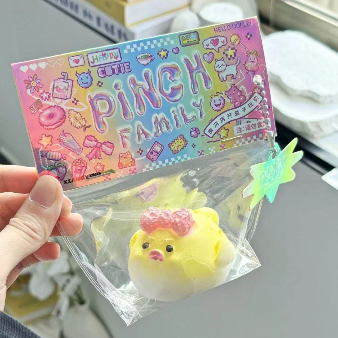 Handmade Silicone Angry Pufferfish Stress Relief Squishy Toy