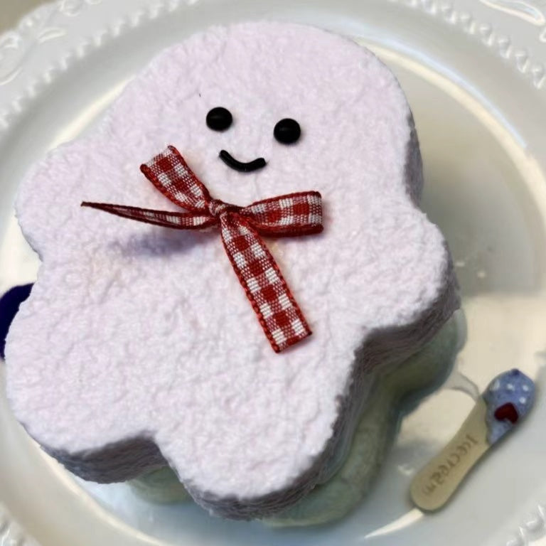 Handmade Silicone Gingerbread Man Stress Relief Squishy Toy