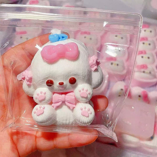 Handmade Silicone Maltese Stress Relief Squishy Toy