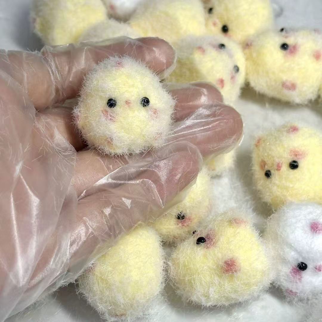 Handmade Silicone Little Chicken Stress Relief Taba Squishy Toy