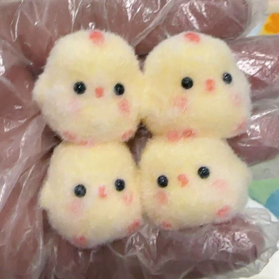 Handmade Silicone Little Chicken Stress Relief Taba Squishy Toy