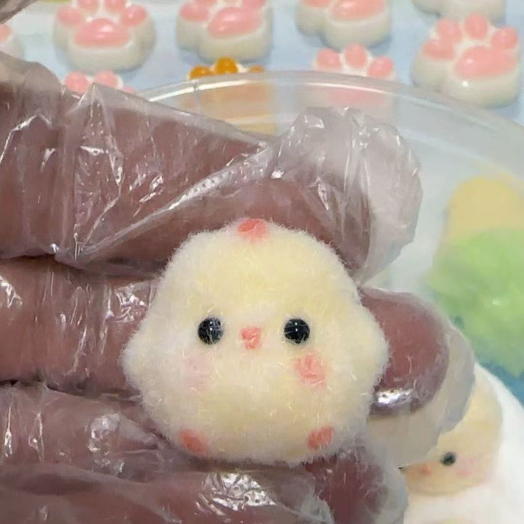 Handmade Silicone Little Chicken Stress Relief Taba Squishy Toy