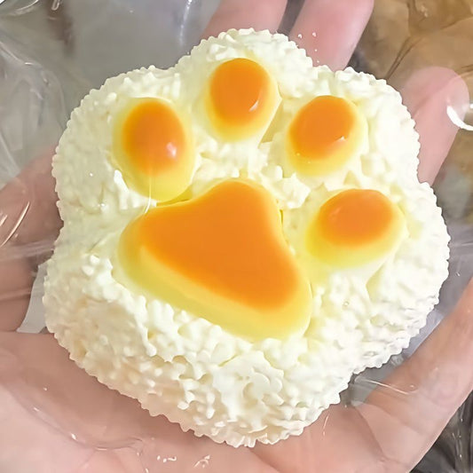 kitten paw rice ball squishy toys