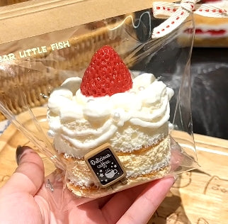 strawberry cake squishy toy