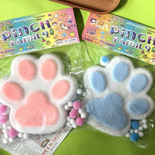 huge kitten paw squishy toy