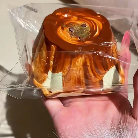 Coffee pudding squishy toys
