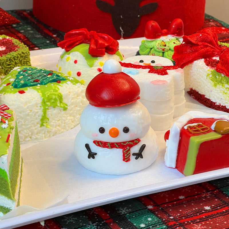 Handmade Silicone Christmas Celebration Stress Relief Squishy Toy