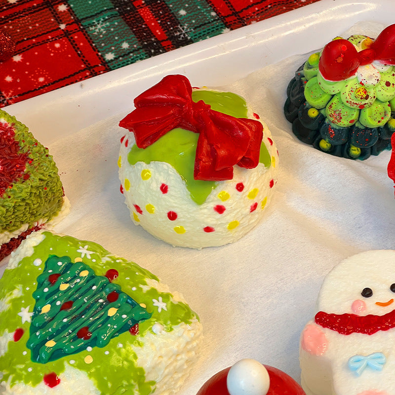Handmade Silicone Christmas Celebration Stress Relief Squishy Toy
